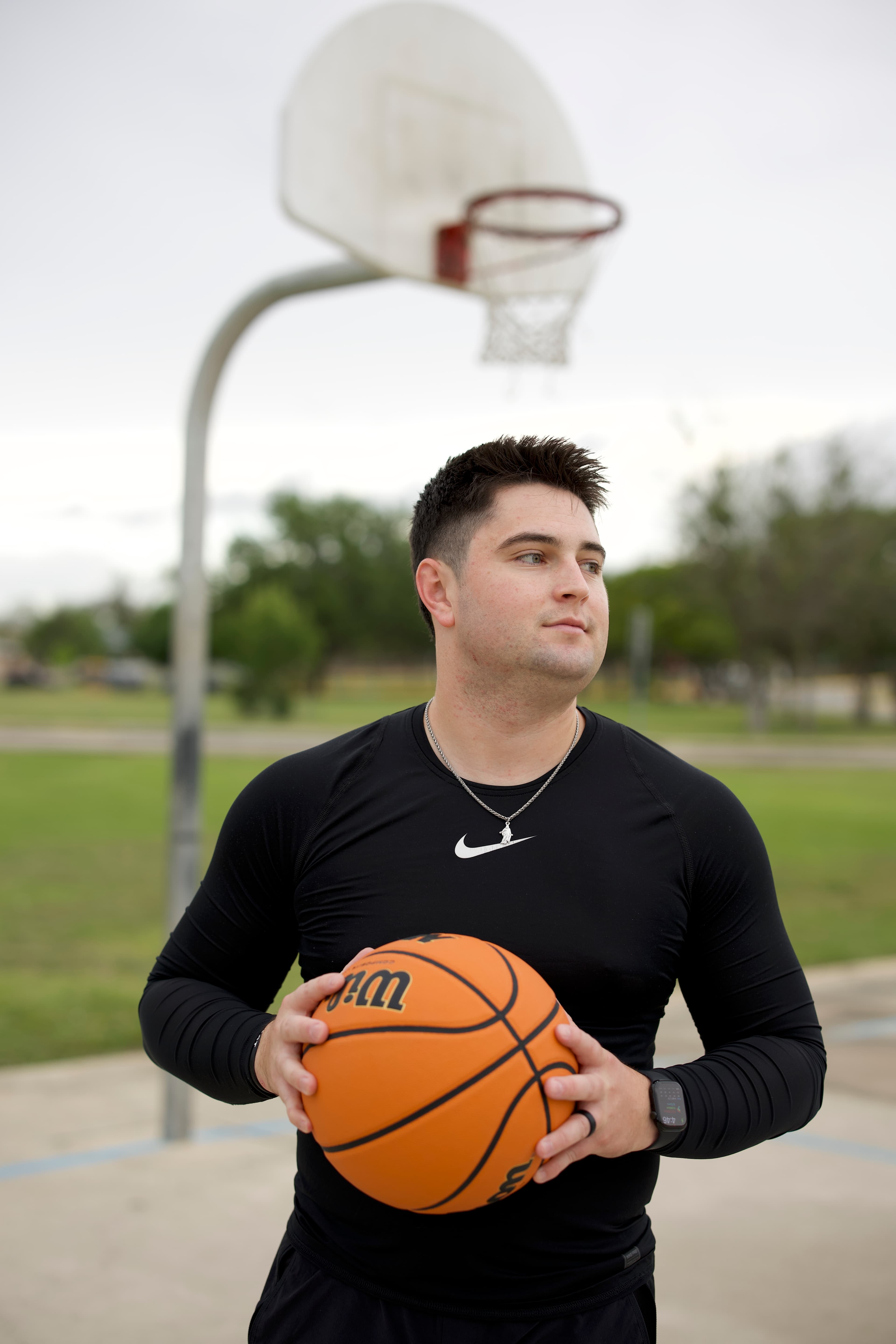 Tyson Driggs on the court